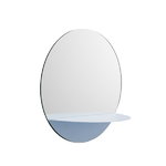 Horizon mirror round, light blue Horizon mirror round, light blue