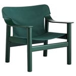 Bernard lounge chair, green painted beech - green canvas Bernard lounge chair, green painted beech - green canvas