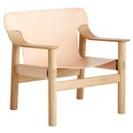 Bernard lounge chair, matt lacquered oak - natural leather Bernard lounge chair, matt lacquered oak - natural leather