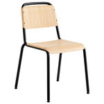 Halftime chair, black - matt lacquered oak Halftime chair, black - matt lacquered oak
