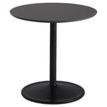 Soft side table, 48 cm, black