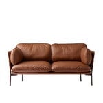 Cloud LN2 sofa, 2-seater, brown leather