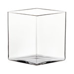 Ruutu vase, 205 x 180 mm, clear Ruutu vase, 205 x 180 mm, clear