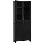 Moments cabinet, high, black