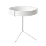 Sivu- ja apupöydät, Drum pöytä 46 cm, Valkoinen
