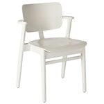 Ruokapöydän tuolit, Domus tuoli, maalattu valkoinen, Valkoinen