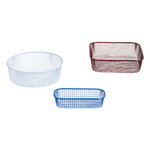 Trinkets baskets, 3 pcs, blue