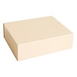 Storage containers, Colour Storage box, L, vanilla, Beige