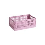 Colour Crate, S, recycled plastic, dusty rose