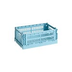Storage containers, Colour Crate, S, recycled plastic, light blue, Light blue