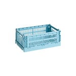 HAY Colour Crate kori, S, kierrätysmuovi, light blue