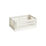 Colour Crate, S, recycled plastic, off-white