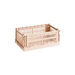 Storage containers, Colour Crate, S, recycled plastic, powder, Pink