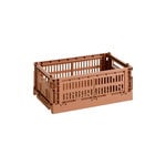 HAY Colour Crate, S, recycled plastic, terracotta