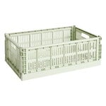 Storage containers, Colour Crate, L, recycled plastic, mint, Green