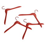 Coat hangers, Coat hanger, cherry red, 4 pcs, Red