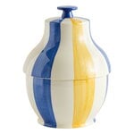 Kitchen containers, Sobremesa Stripe cookie jar, blue - yellow, Yellow