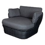 Outdoor lounge chairs, Basket lounge chair, graphite - grey, Grey
