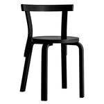 Ruokapöydän tuolit, Aalto tuoli 68, kokomusta, Musta