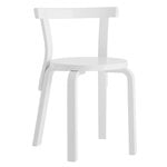 Chaises de salle à manger, Chaise Aalto 68, all white, Blanc