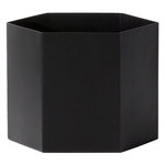 ferm LIVING Hexagon ruukku, XL, musta