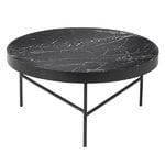 Marble table, large, black
