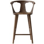 Bar stools & chairs, In Between SK9 bar stool, 75 cm, smoked oak, Brown