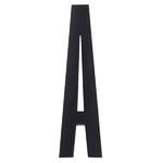Arne Jacobsen wooden letter, black A-Ö