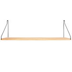 Frama D27 wall shelf, 80 cm, oak - black