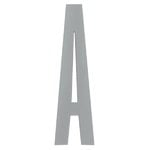 Zahlen und Buchstaben, Arne Jacobsen Holzbuchstaben, grau, A–Ö, Grau