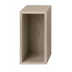 Stacked shelf module with backboard small, ash Stacked shelf module with backboard small, ash