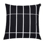 Tyynynpäälliset, Tiiliskivi tyynynpäällinen, 50 x 50 cm, musta-valkoinen, Musta