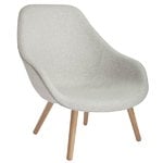 HAY About A Lounge Chair AAL92, clear lacquered oak - Divina Melange