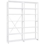 Lundia Classic open shelf, double, white