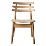 Dining chairs, J48 chair, lacquered oak, Natural