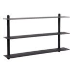 Nivo shelf A, black ash - black