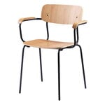 FDB Møbler J183 Holmen chair with armrests, oak veneer