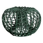 Cane-line Nest footstool, small, dark green