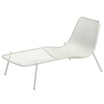 Deck chairs & daybeds, Round sunbed, matt white, White