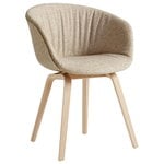 Ruokapöydän tuolit, About A Chair AAC23 Soft tuoli, lakattu tammi - Bolgheri LGG60, Monivärinen