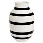 Vases, Omaggio vase, large, black, Black