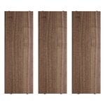 String Furniture String shelf 58 x 20 cm, 3-pack, walnut