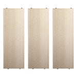 String Furniture String shelf 58 x 20 cm, 3-pack, ash