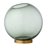 Vaso Globe, grande, verde - oro