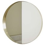 Lokal Helsinki Vino 60 mirror, brass, outward