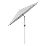 Sunshade parasol, with tilt, white - silver