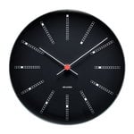 Horloges murales, Horloge murale AJ Bankers 29 cm, noir, Noir