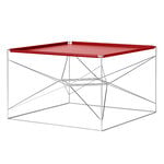 Coffee tables, Wire table, steel - red, Red