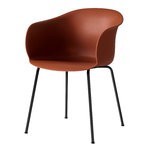 Elefy JH28 chair, copper brown - black Elefy JH28 chair, copper brown - black