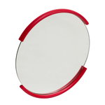 Split mirror, small, red Split mirror, small, red
